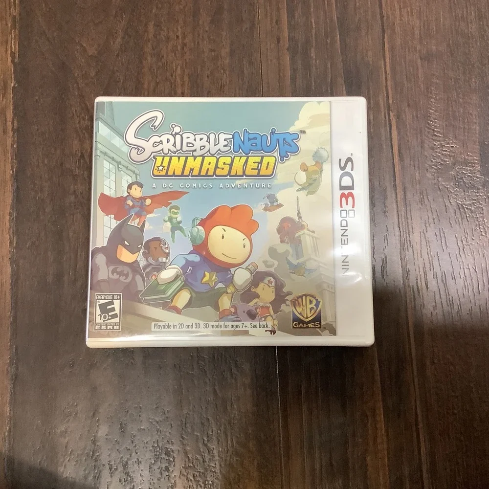 Scribblenauts Unmasked DC Comics Adventure Nintendo 3DS CIB Tested